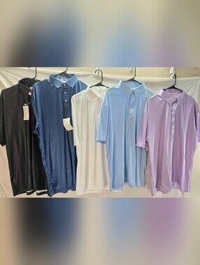 Lot of 5 Collars & Co Men's Size 2XL Polo Dress Shirts NWT & NWOT
